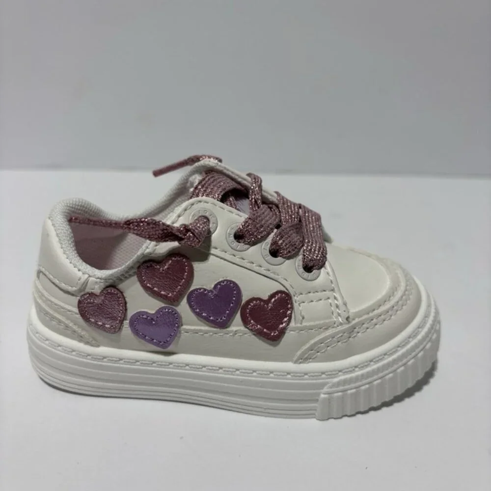 Blowfish Malibu Toddlers’ Aurora White Sneakers, Size 5 M